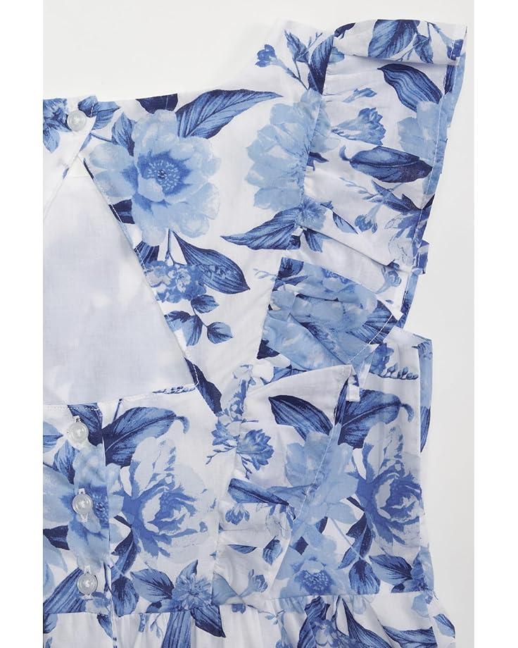 Janie And Jack Girls Floral Eyelet Dress (Toddler/Little Kid/Big Little)