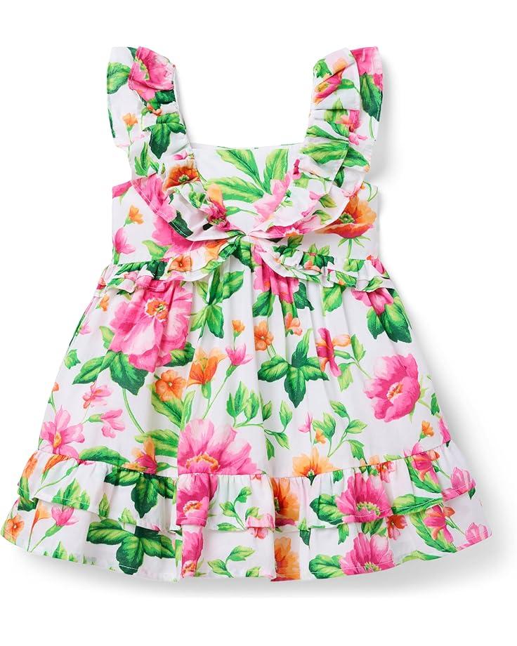 Janie and Jack Girls Multi Floral Dress (Toddler/Little Kid/Big Kid)