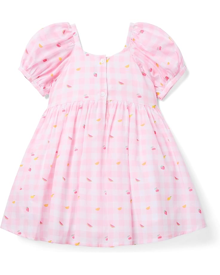 Janie And Jack Girls Pink Gingham Dress (Toddler/Little Kid/Big Kid)