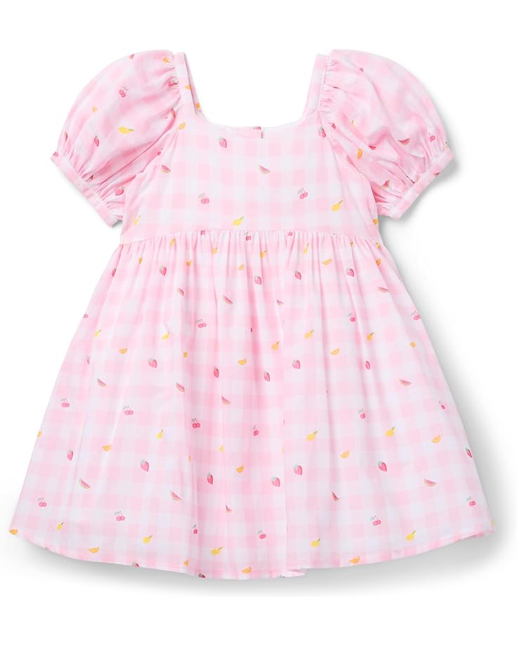 Janie and Jack Girls Pink Gingham Dress (Toddler/Little Kid/Big Kid)