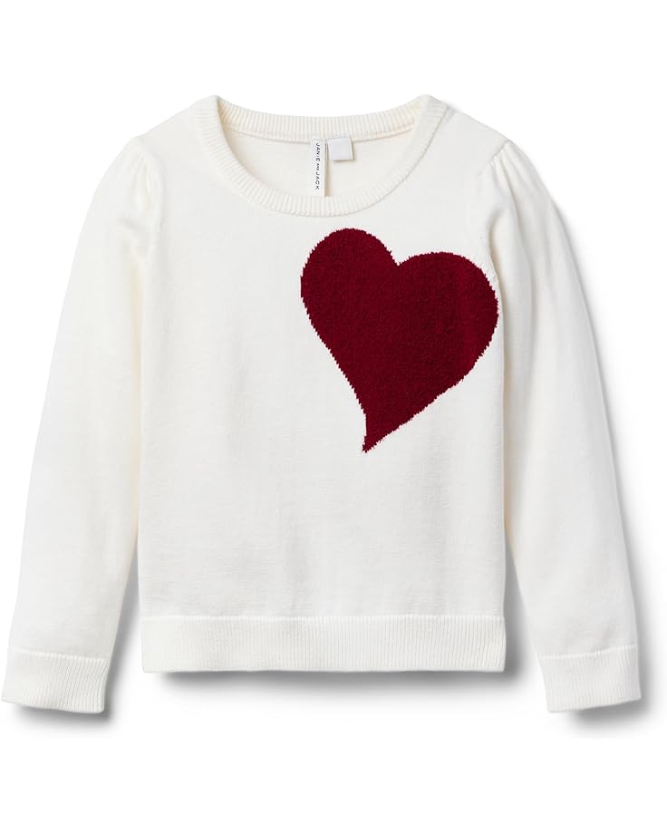 6pm Janie and Jack Heart Pullover Sweater (Toddler/Little Kid/Big Kid)