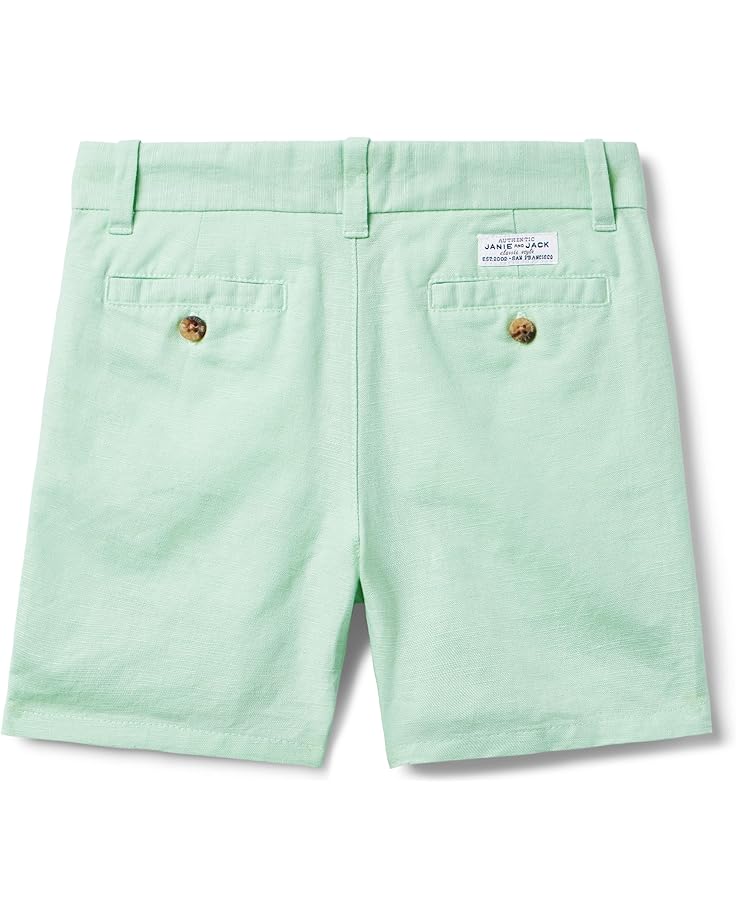 Janie And Jack Linen Flat Front Short (Toddler/Little Kids/Big Kids)