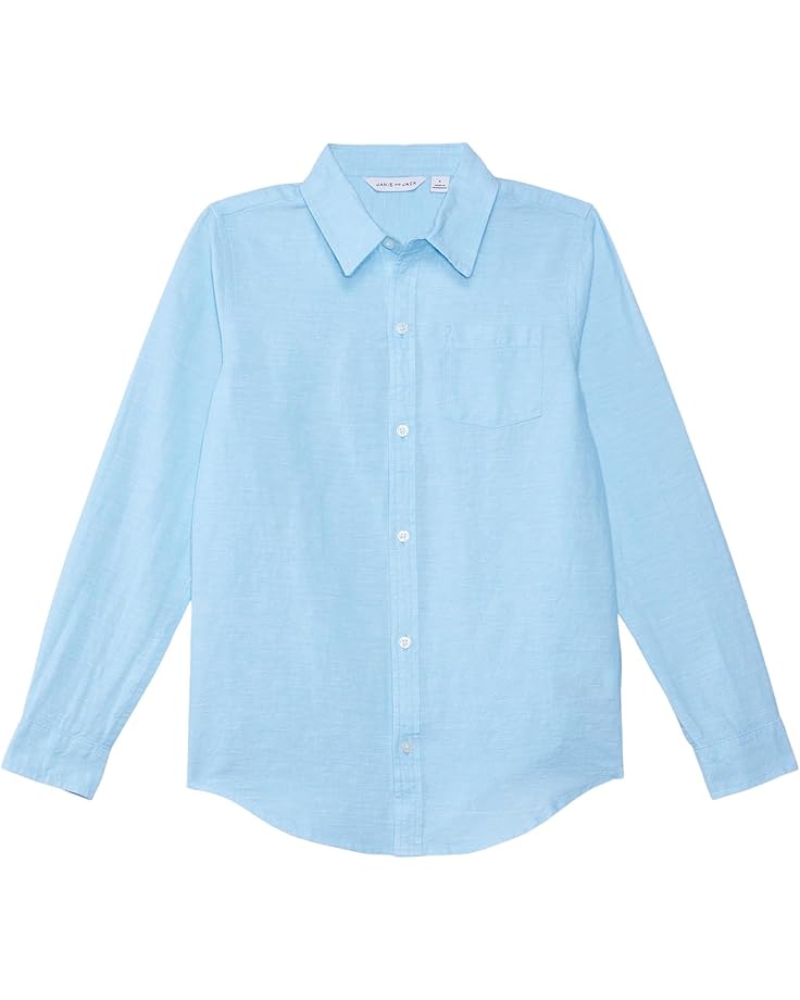 6pm Janie and Jack Linen Roll-Up Shirt (Toddler/Little Kid/Big Kid)