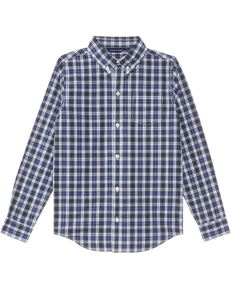 6pm Janie and Jack Plaid Button-Down Top (Toddler/Little Kid/Big Kid)
