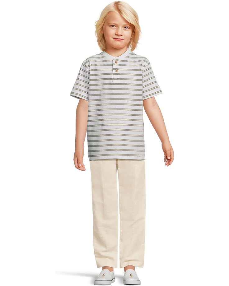6pm Janie And Jack Stripe Henley Tee (Toddler/Little Kids/Big Kids)