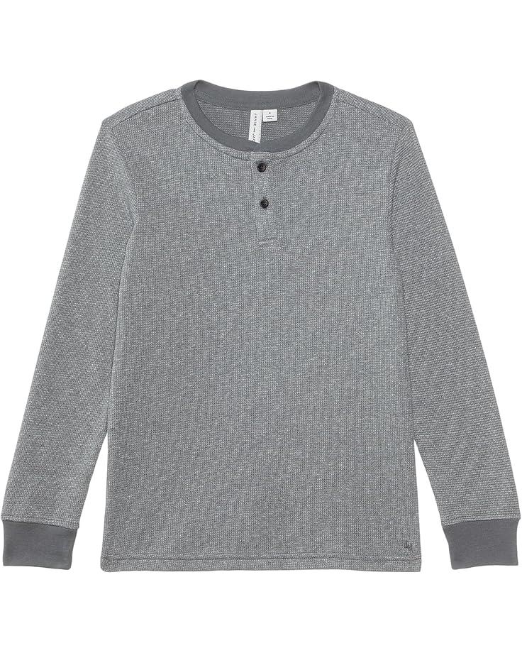 Janie and Jack Textured Stripe Henley (Toddler/Little Kid/Big Kid)