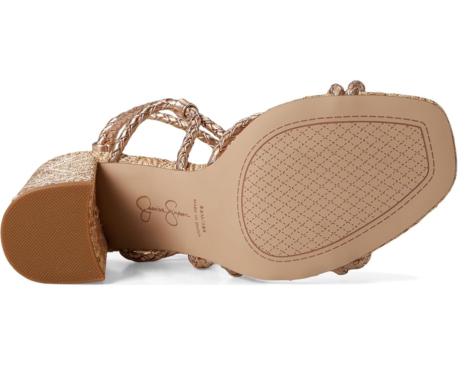 6pm Jessica Simpson Azimma Braided Block Heel Sandals Women's