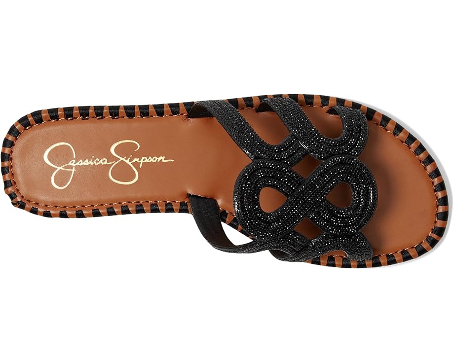 6pm Jessica Simpson Bria Flat Woven Sandals Women's