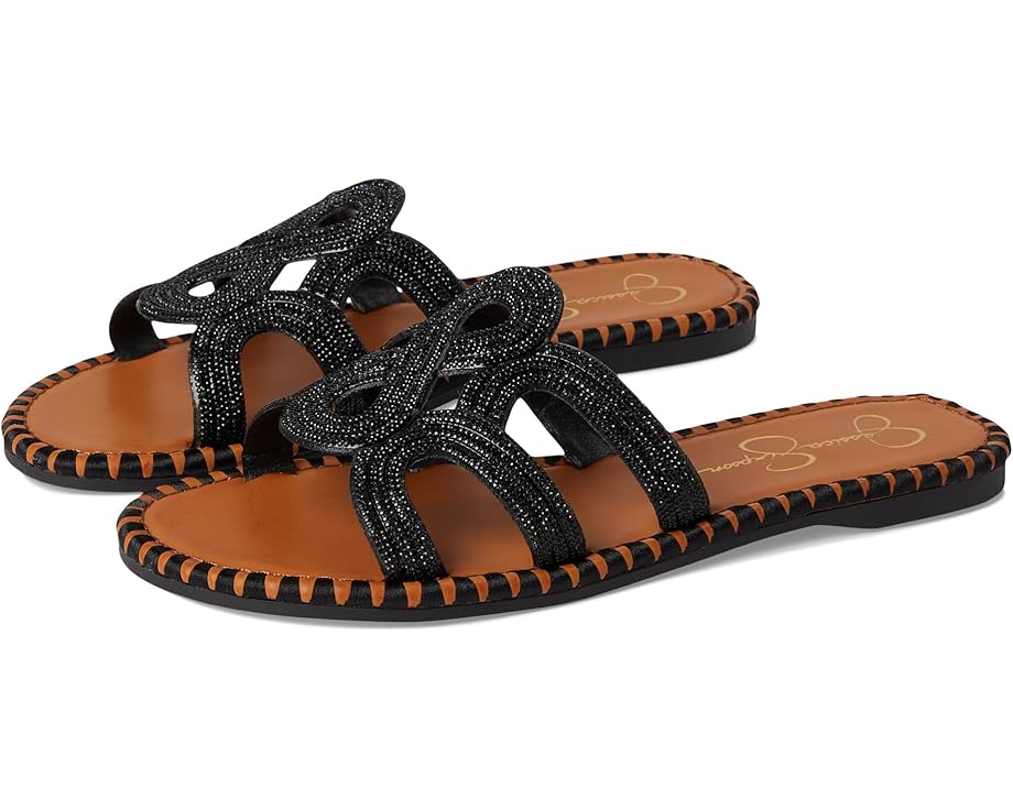 6pm Jessica Simpson Bria Flat Woven Sandals Women's