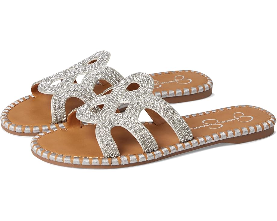 6pm Jessica Simpson Bria Flat Woven Sandals Women's