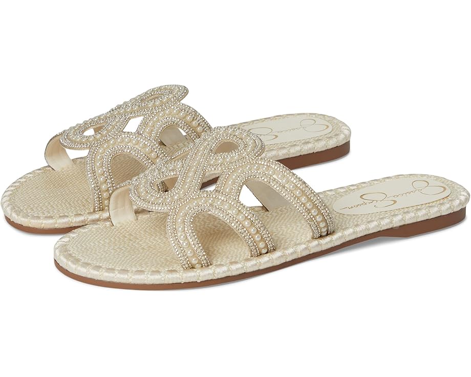 6pm Jessica Simpson Bria Flat Woven Sandals Women's