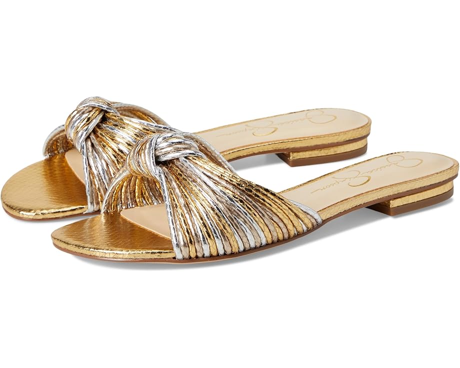 6pm Jessica Simpson Dydra Knotted Flat Sandals Women's