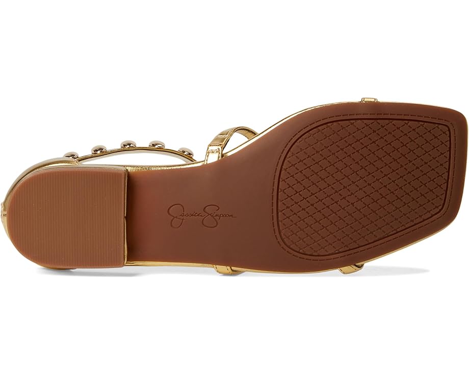 6pm Jessica Simpson Elusta Studded T-strap Sandals Women's