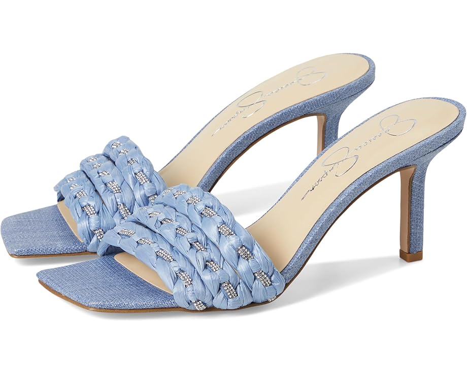 6pm Jessica Simpson Kasova Braided Heeled Sandals Women's