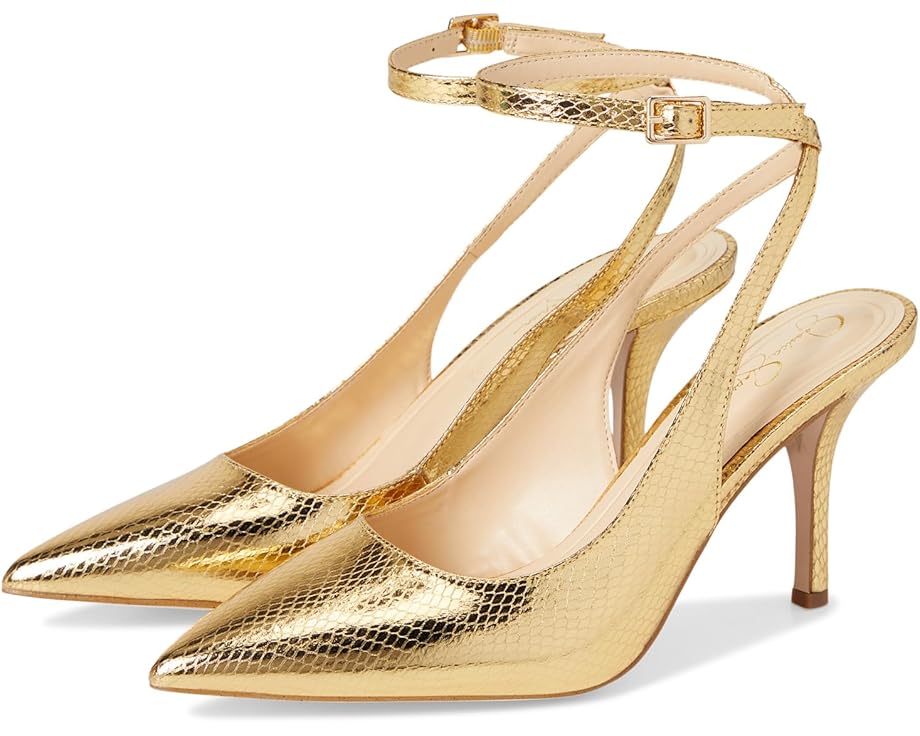 6pm Jessica Simpson Miriale Slingback Ankle Strap Pumps Women's