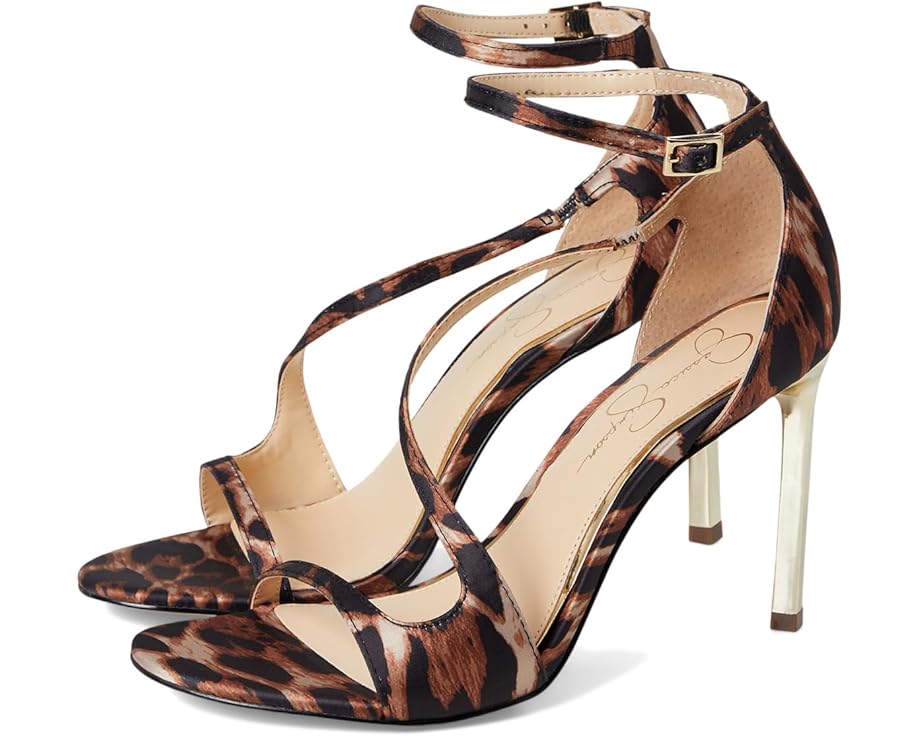 6pm Jessica Simpson Qamille Asymmetrical High Heel Sandals Women's