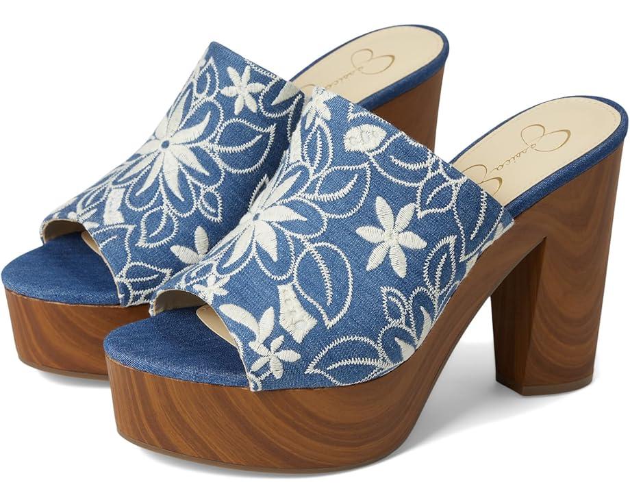 6pm Jessica Simpson Shelbie Block Heel Platform Mule Women's