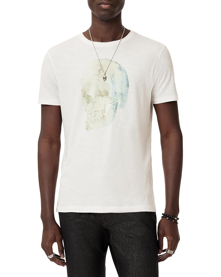 6pm John Varvatos Watercolor Skull Tee KG6917S25 Men's