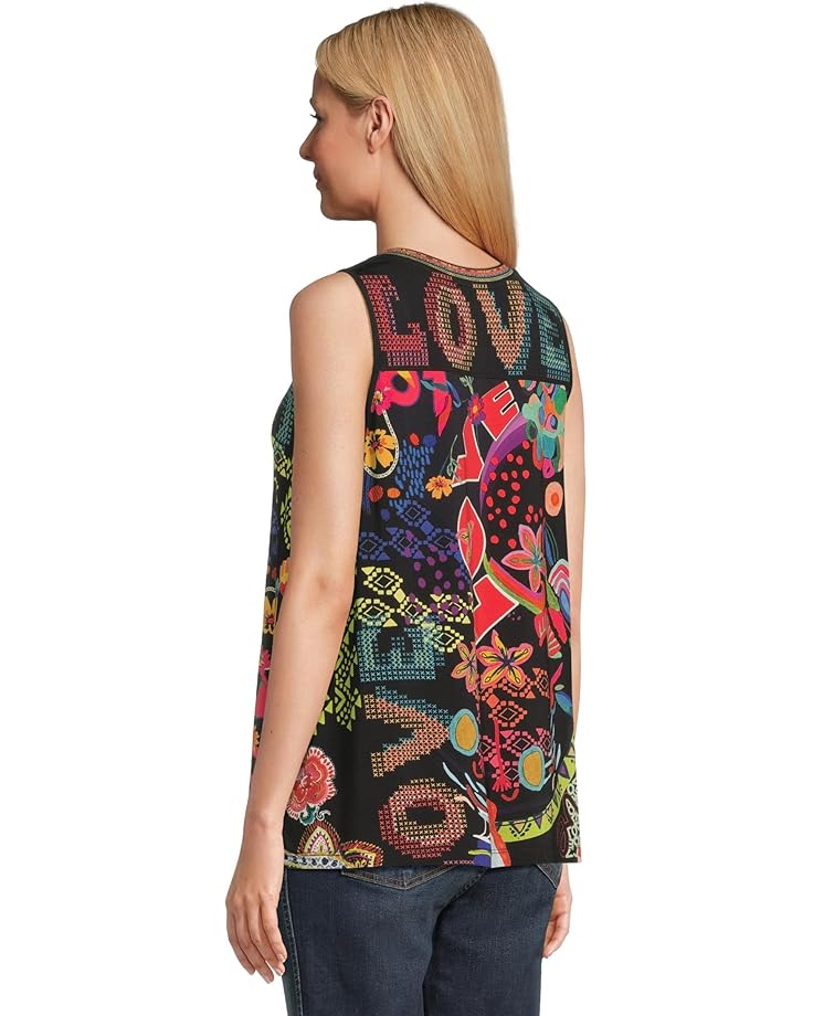 6pm Johnny Was The Janie Favorite Henley Swing Tank- Jenny Women's