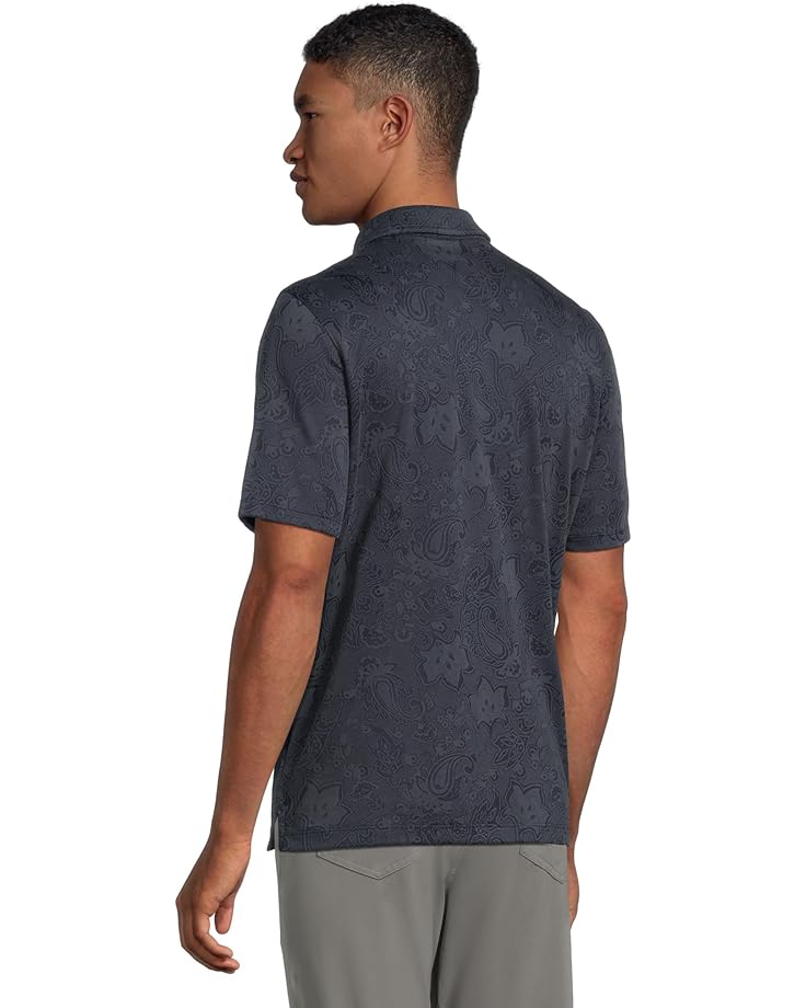 6pm Johnston & Murphy Paisley Knit Jacquard Polo Men's