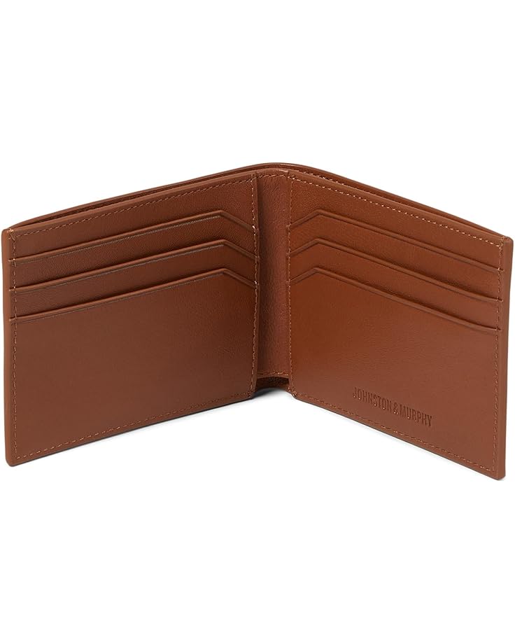 6pm Johnston & Murphy Richmond Perforated Billfold Wallet