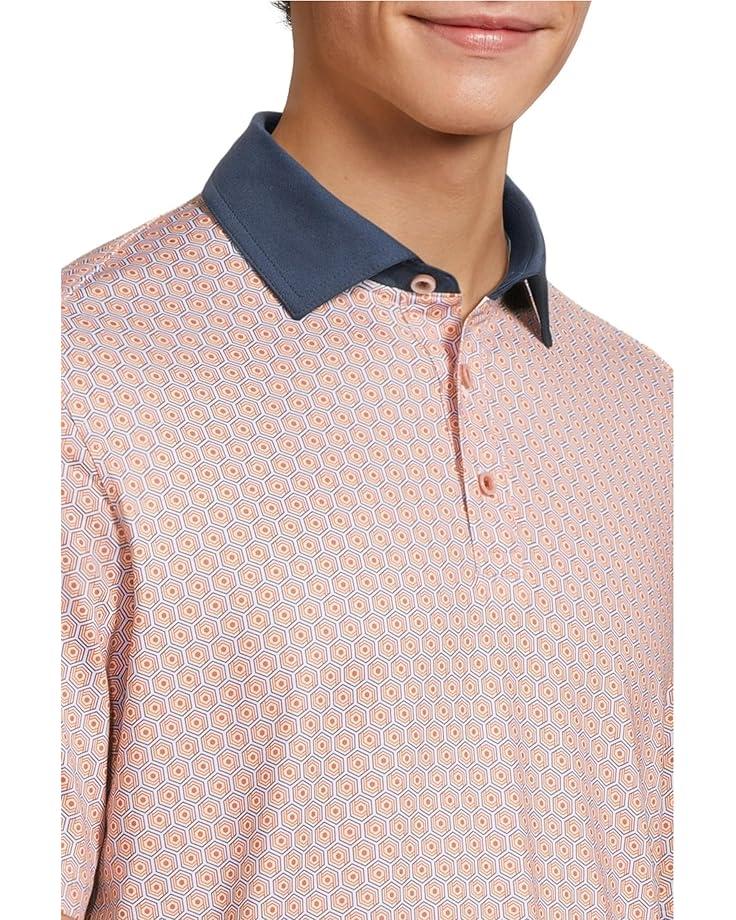 6pm Johnston & Murphy Xc4 Cool Degree Solid Collar Hexagon Dot Men's