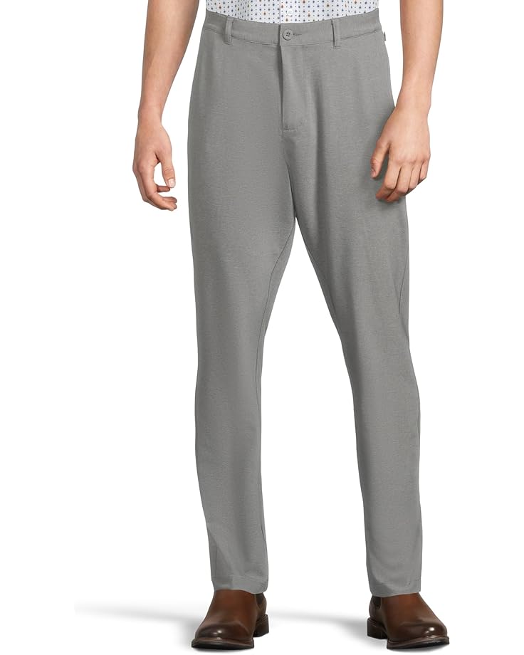 6pm Johnston & Murphy XC4 Heathered Performance Flat Front Pants Men's