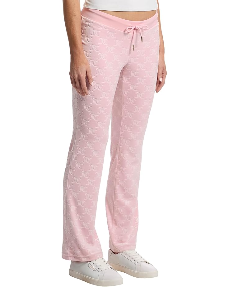 Juicy Couture Embossed Velour Track Pants Women's