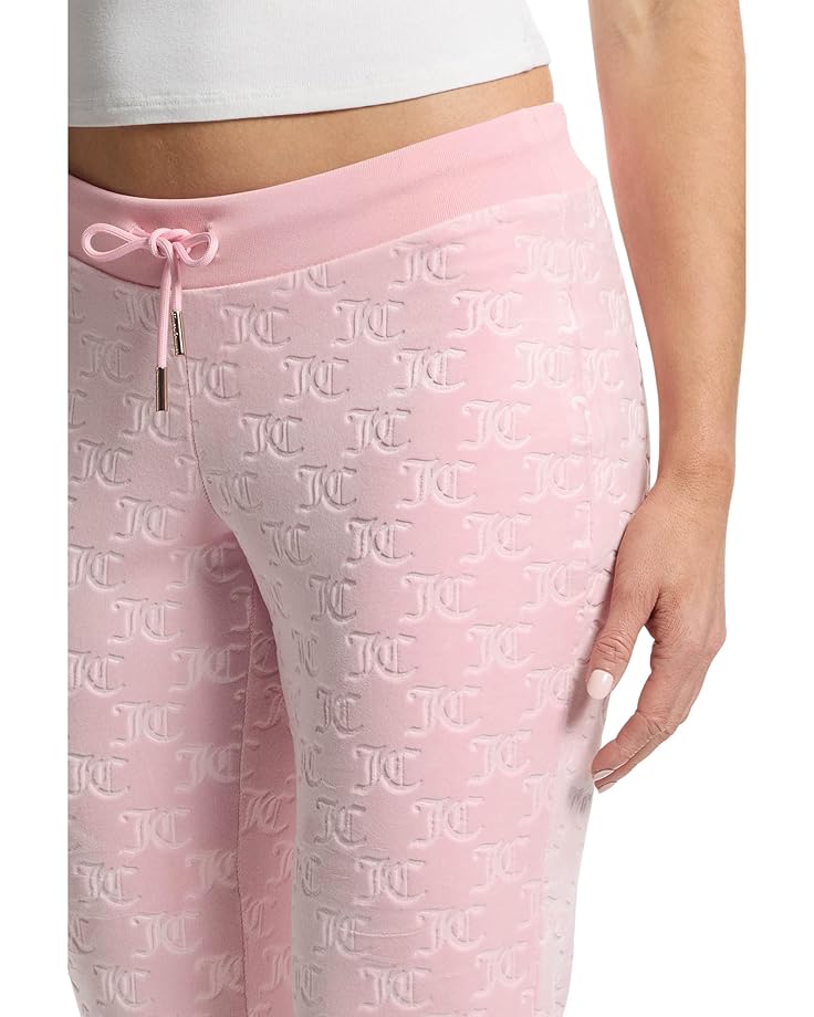 Juicy Couture Embossed Velour Track Pants Women's