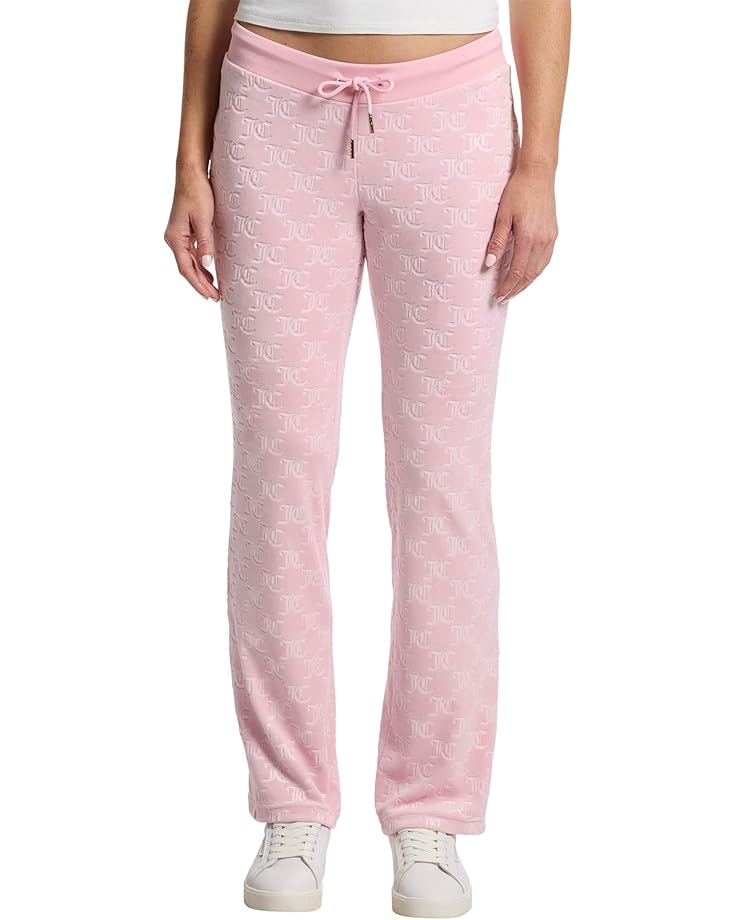 Juicy Couture Embossed Velour Track Pants Women's