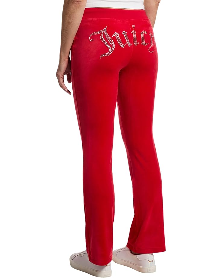 Juicy Couture Rib Waist Velour Pants With Drawcord Women's