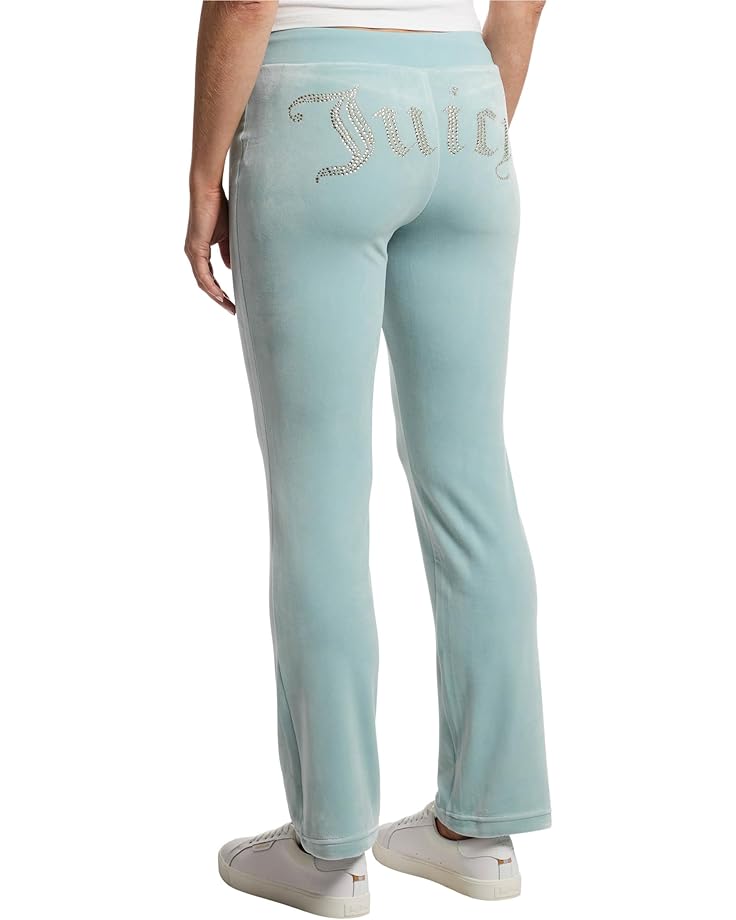 Juicy Couture Rib Waist Velour Pants With Drawcord Women's