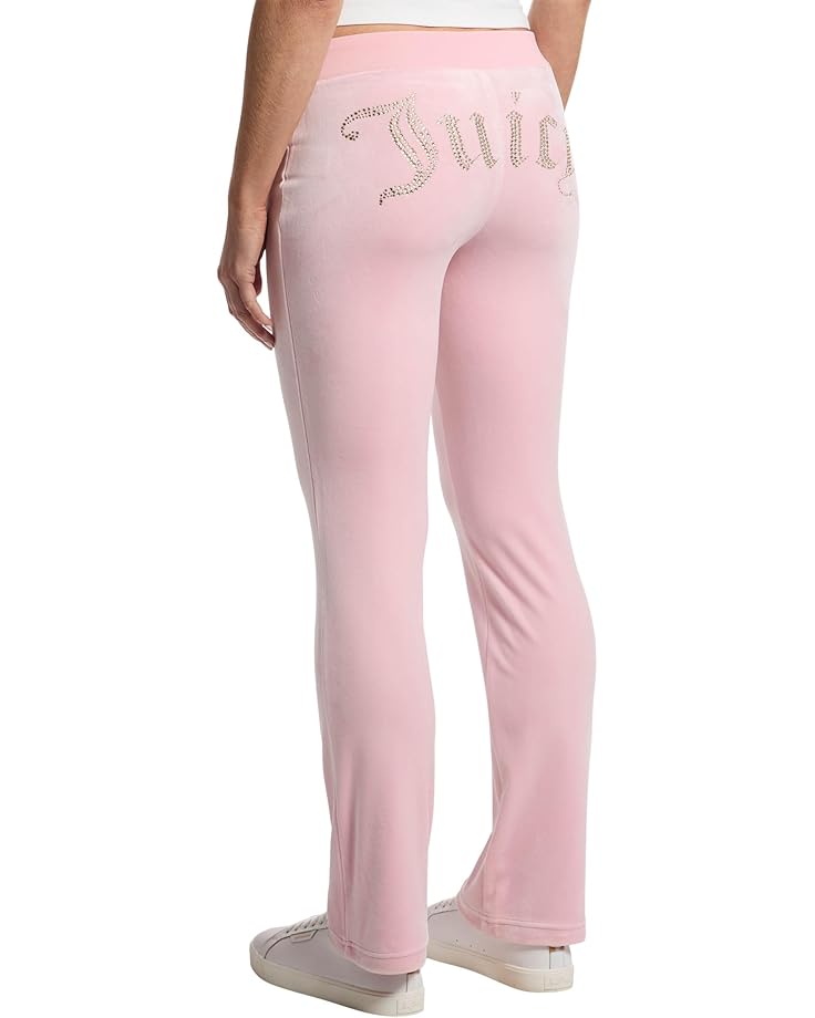 Juicy Couture Rib Waist Velour Pants With Drawcord Women's