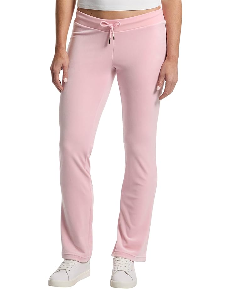 Juicy Couture Rib Waist Velour Pants with Drawcord Women's