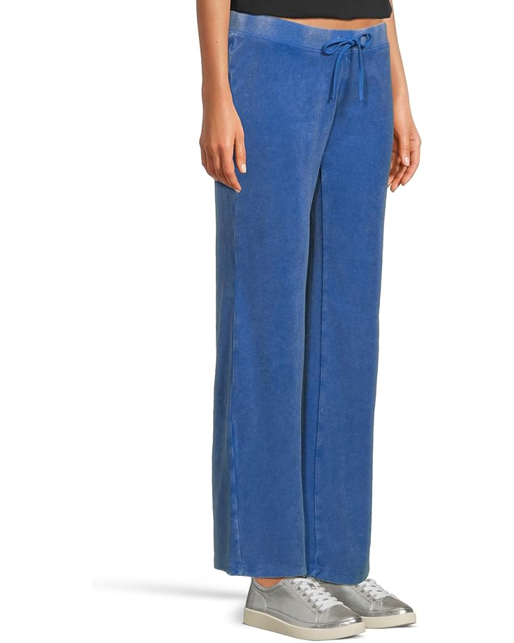 6pm Juicy Couture Washed Towel Terry Heritage Wide Leg Track Pants Women's