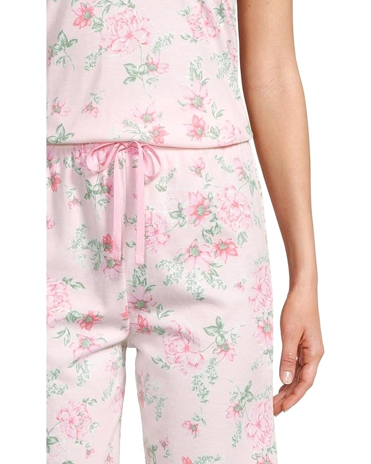 6pm Karen Neuburger Novelty Print Short Sleeve Bermuda Set Women's