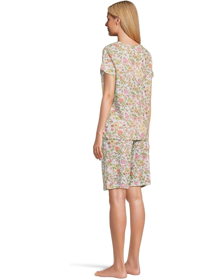 6pm Karen Neuburger Novelty Short Sleeve Bermuda Pajama Set Women's
