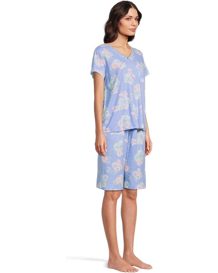 6pm Karen Neuburger Novelty Short Sleeve Bermuda Pajama Set Women's