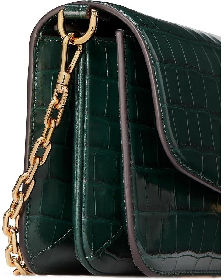 Kate Spade New York Dakota Croc Embossed Leather Medium Convertible Shoulder Bag
