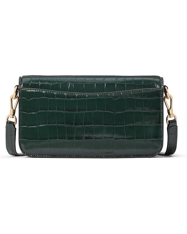 Kate Spade New York Dakota Croc Embossed Leather Small Crossbody
