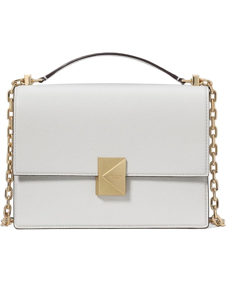 6pm Kate Spade New York Deco Pebbled Leather Chain Shoulder