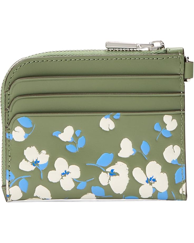 6pm Kate Spade New York Devin Painterly Bouquet Card Case Wristlet
