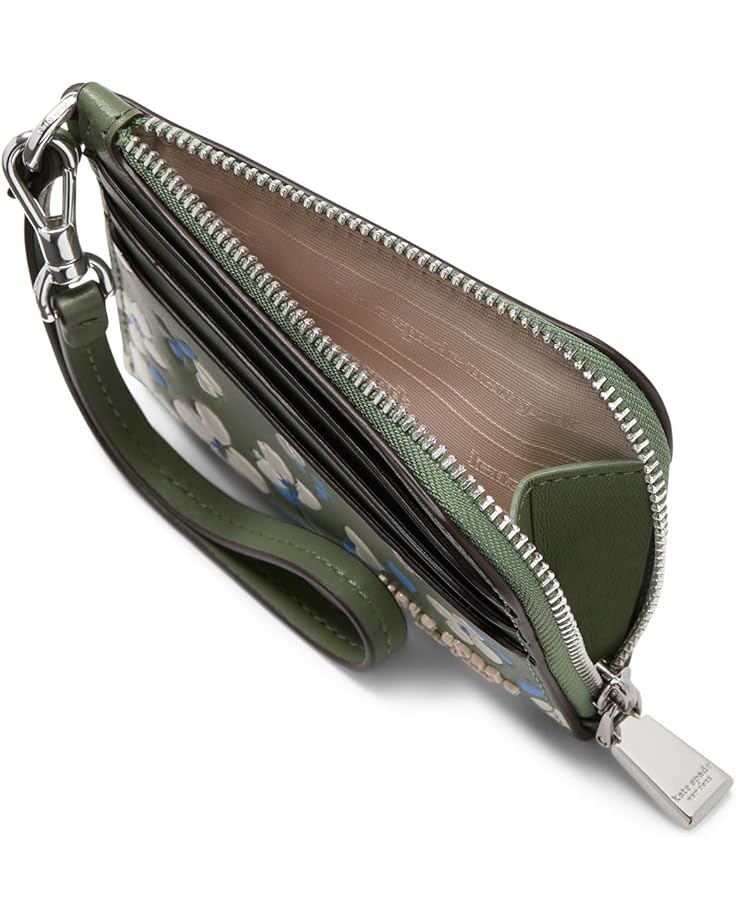 6pm Kate Spade New York Devin Painterly Bouquet Card Case Wristlet