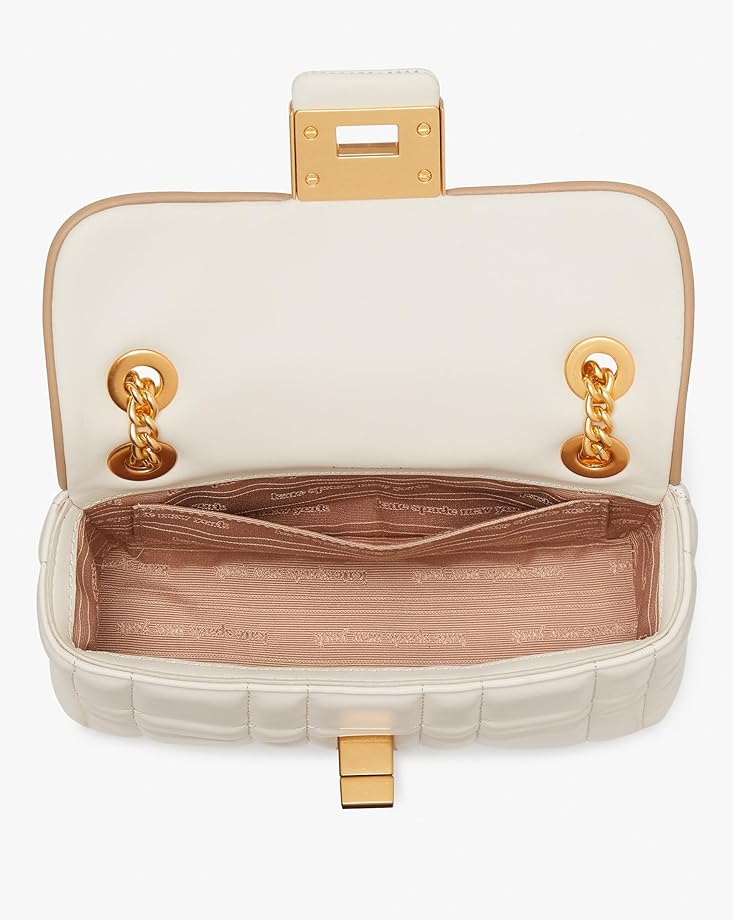 6pm Kate Spade New York Evelyn Quilted Leather Small Shoulder Crossbody