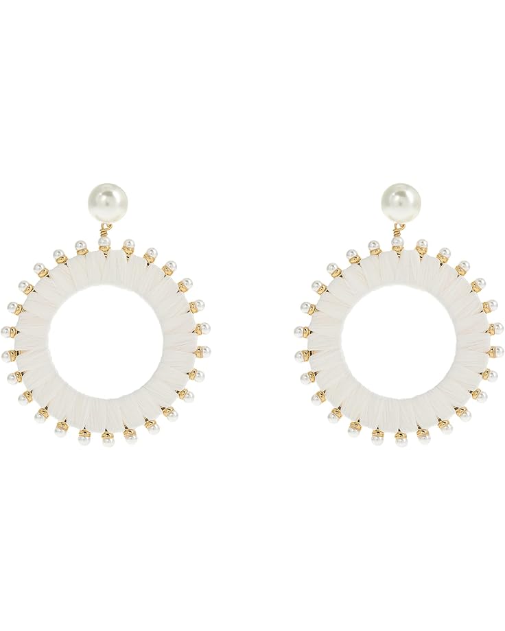 6pm Kate Spade New York Francesca Drop Hoops Earrings