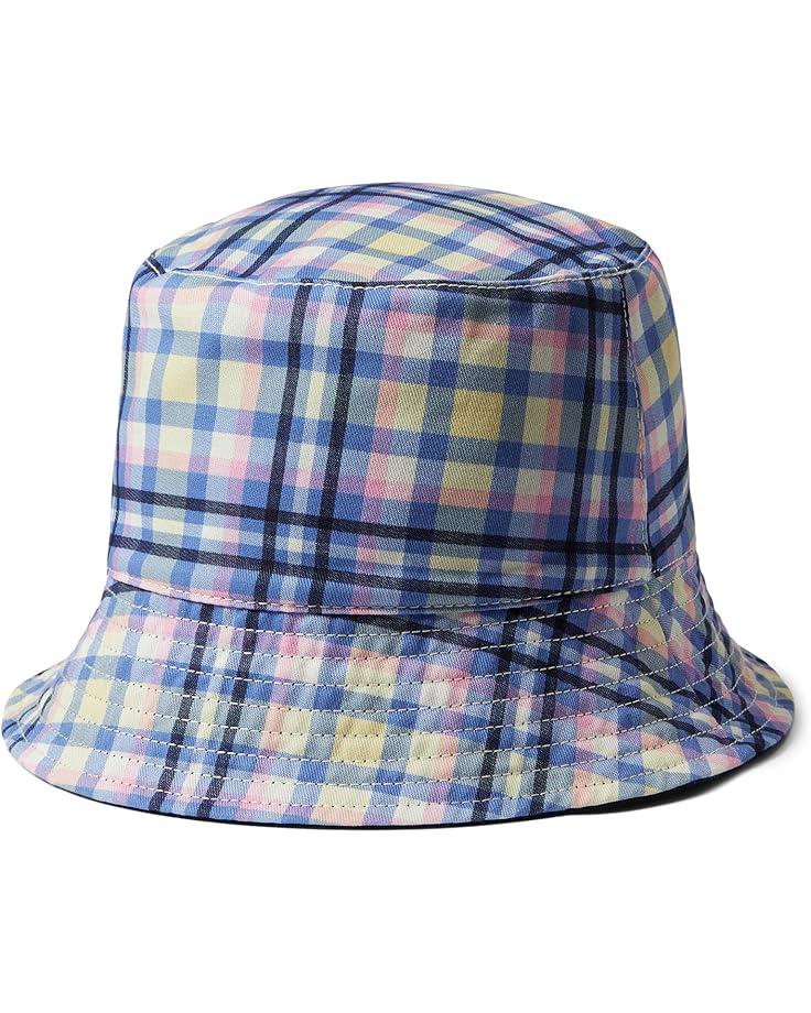 6pm Kate Spade New York Garden Plaid Reversible Bucket Hat
