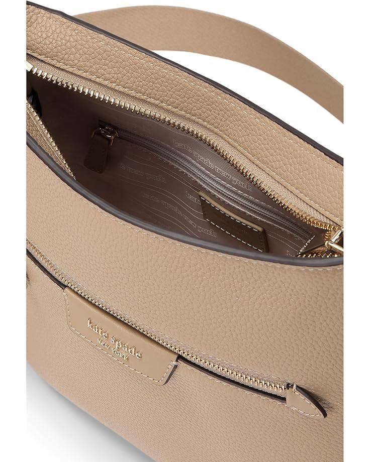 6pm Kate Spade New York Hudson Colorblocked Pebbled Leather Messenger Crossbody