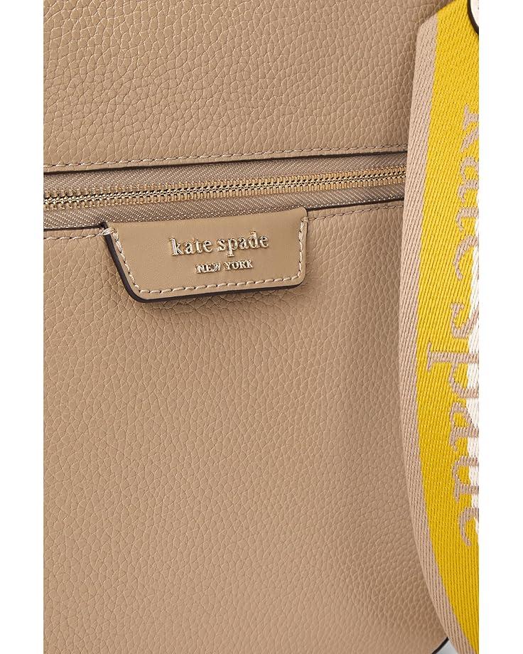 6pm Kate Spade New York Hudson Colorblocked Pebbled Leather Messenger Crossbody