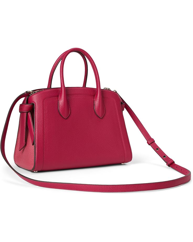 6pm Kate Spade New York Knott Color-Blocked Pebbled Leather Medium Zip Top Satchel