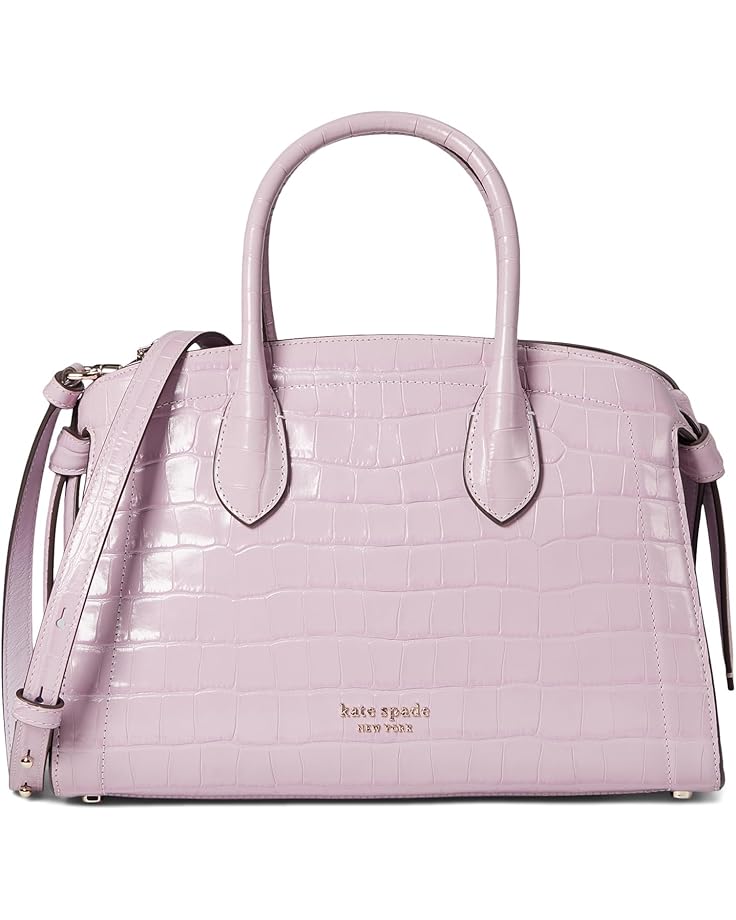 Kate Spade New York Knott Croc Embossed Leather Medium Zip Top Satchel